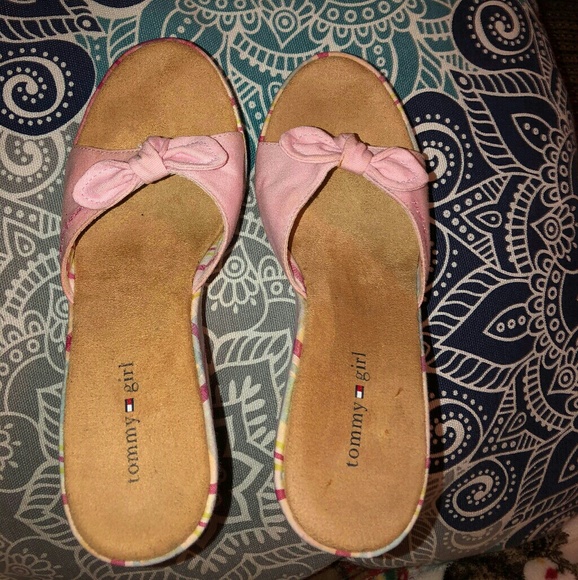 Tommy girl Plaid wedge shoes - Picture 2 of 4